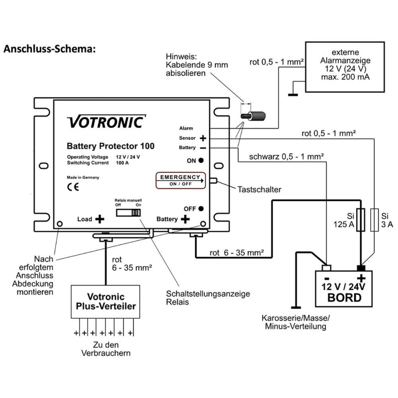 Votronic Battery Protector 100 - 3078