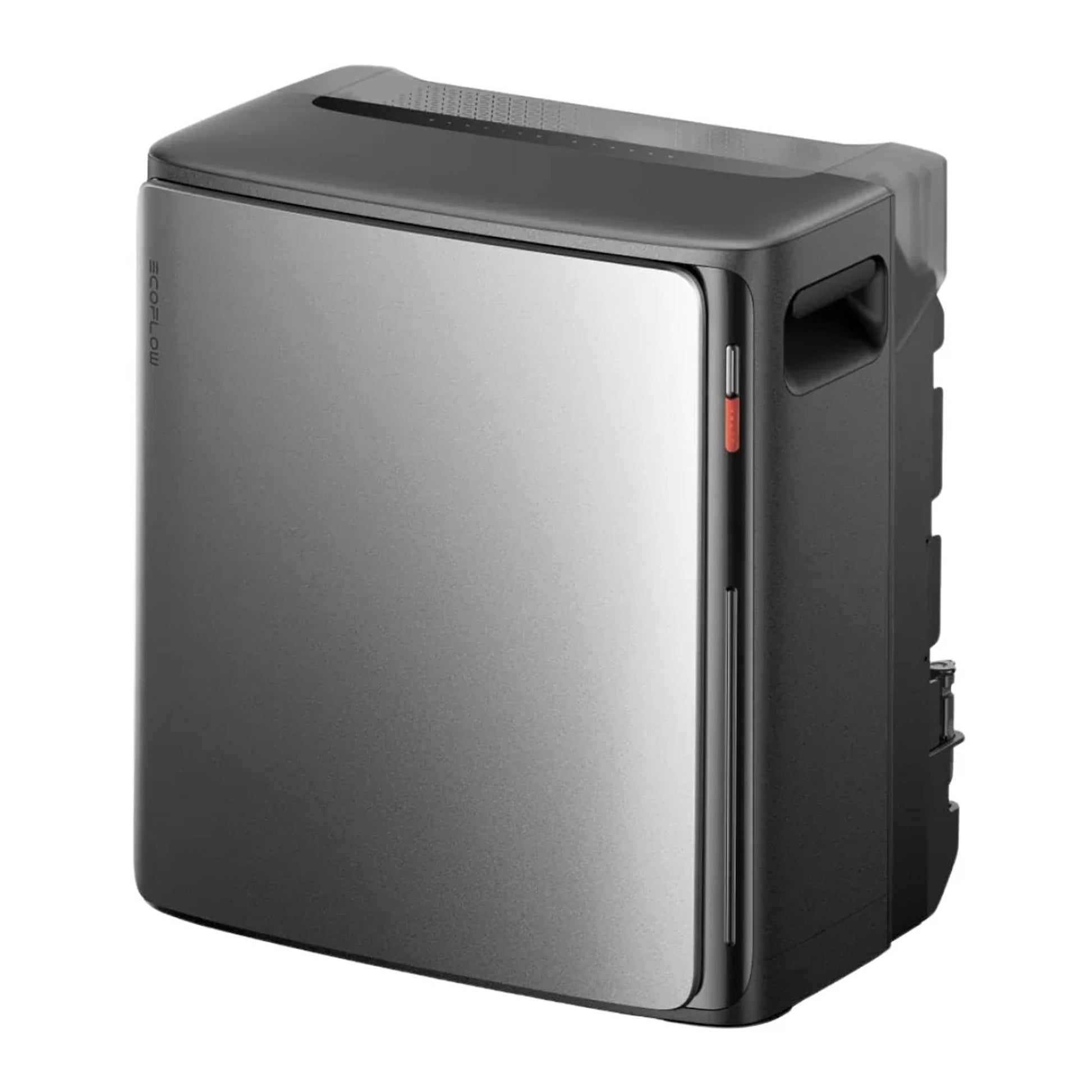 EcoFlow STREAM UltraX Gerät, schwarzes Gehäuse mit seitlichem Anschluss
