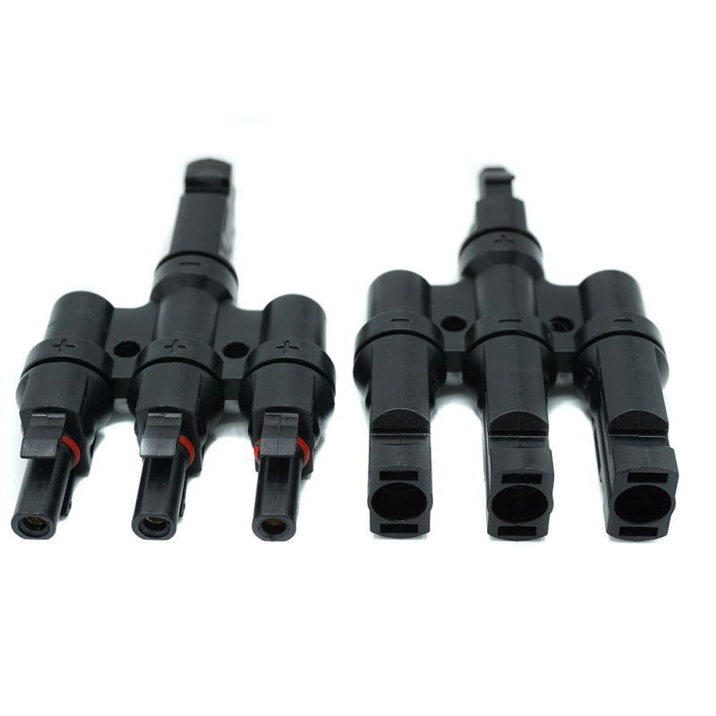 WATTSTUNDE MC4 T-Stecker Set MC4.3 Adapter