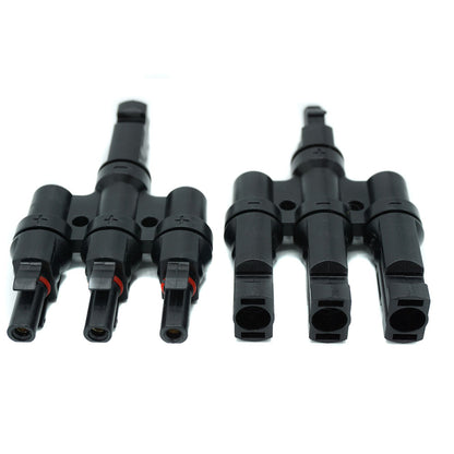 WATTSTUNDE MC4 T-Stecker Set MC4.3 Adapter