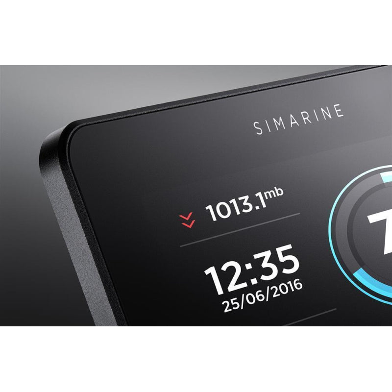 Simarine PICO Batteriemonitor - ohne Rahmen silber