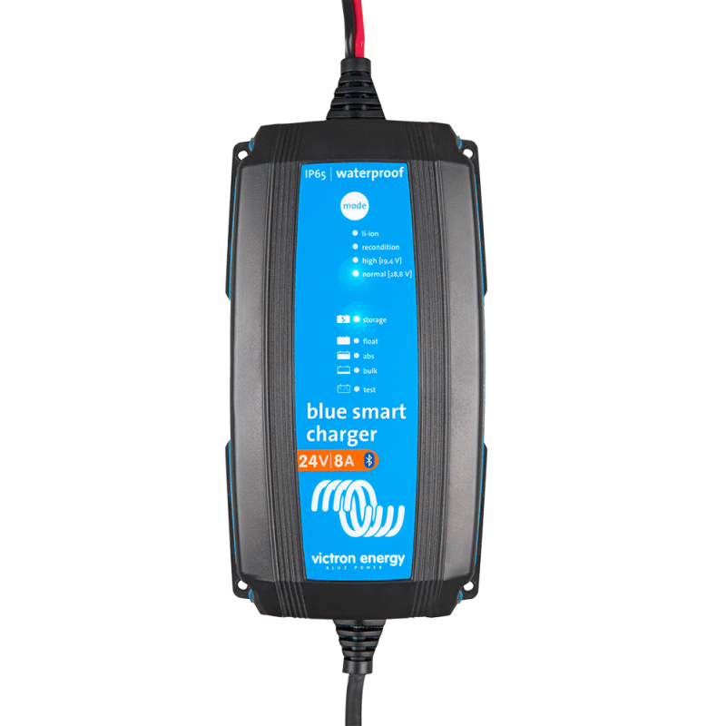 Victron Blue Smart IP65 Batterieladegerät Bluetooth 24/8 +DC Kabel