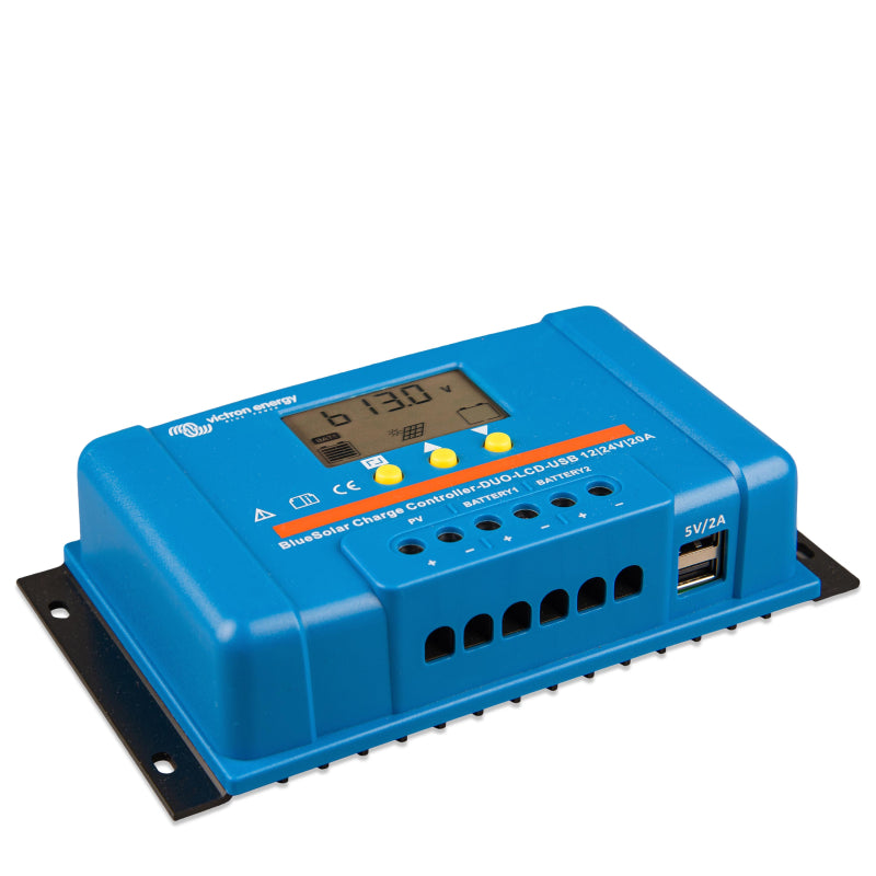 Victron BlueSolar PWM DUO-LCD&USB 12/24V-20A
