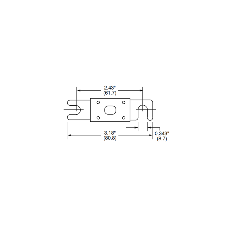 Victron Hochlast Sicherung CNN 325A/80V für Lynx shunt