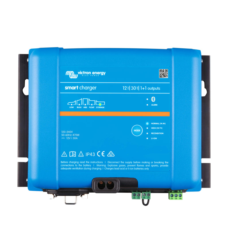 Victron Phoenix Smart IP43 Charger 12/30 (1+1) 120/240V