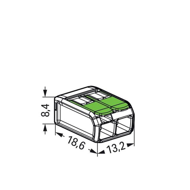 WAGO Verbindungsklemme Green Range flexibel bis 4mm² - 221-425 25er Pack