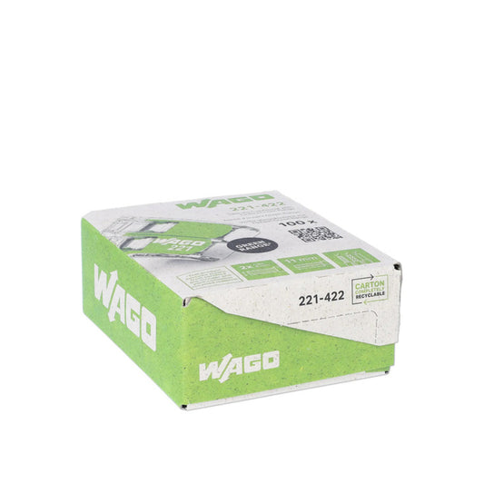 WAGO Verbindungsklemme Green Range flexibel bis 4mm² - 221-425 25er Pack