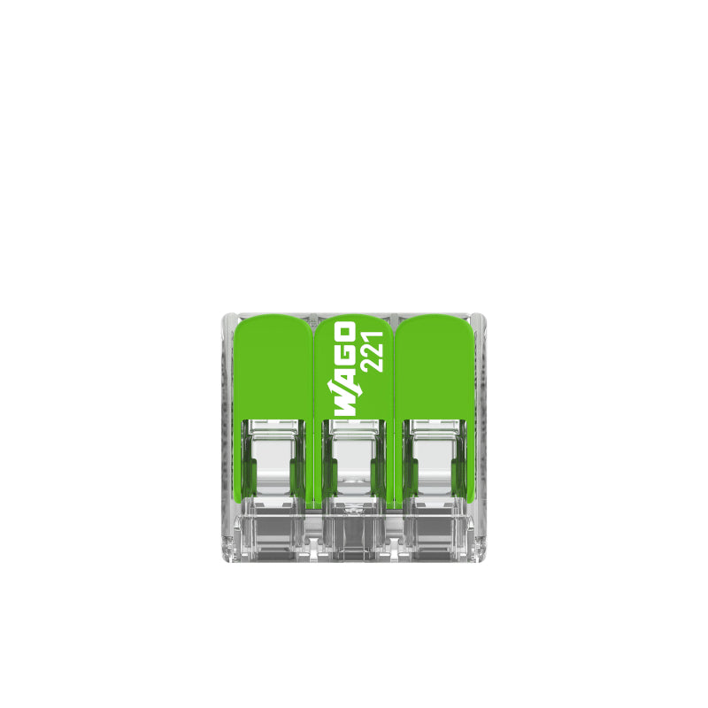 WAGO Verbindungsklemme Green Range flexibel bis 4mm² - 221-425 25er Pack