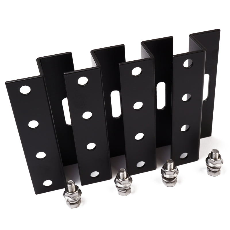 WATTSTUNDE 100mm Aluminium Z-Winkel HSZ100 schwarz Halterung