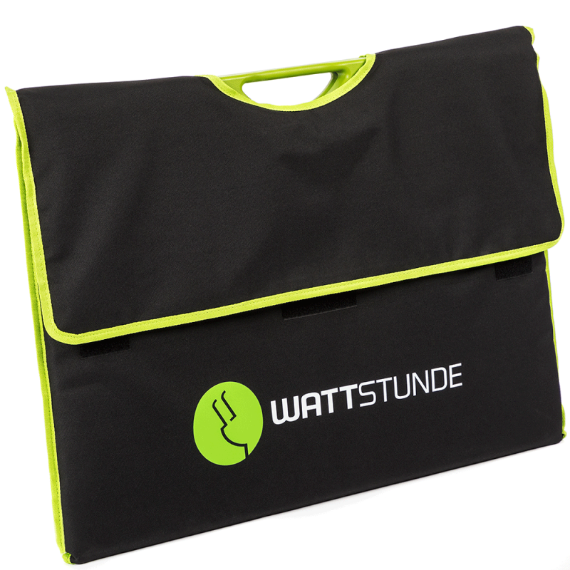 WATTSTUNDE 100W SolarBuddy Solartasche WS100SB direkt mit USB Anschluss