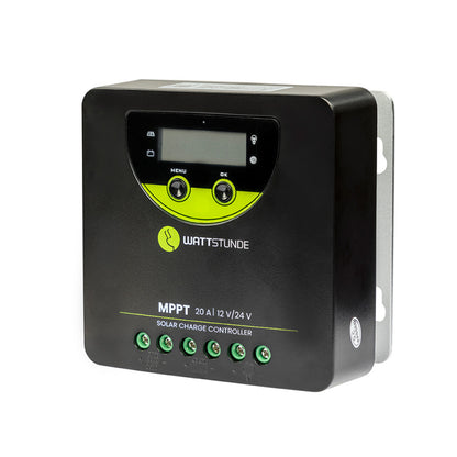 WATTSTUNDE 20A 90V MPPT Solar Laderegler WLR-BT 20.90 MPPT 12/24V