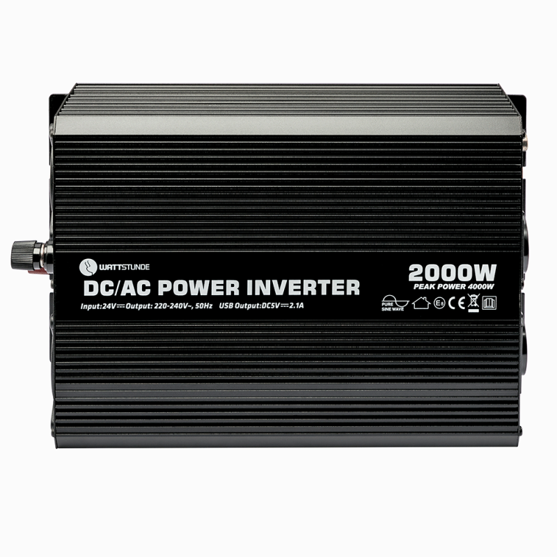 WATTSTUNDE 2000W / 4000W 24V Sinus Spannungswandler WS24/2000SI