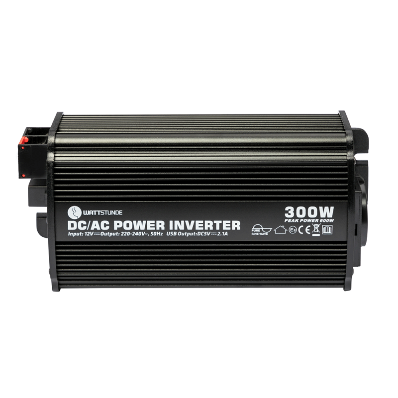 WATTSTUNDE 300W / 600W 12V Sinus Spannungswandler WS12/300SI