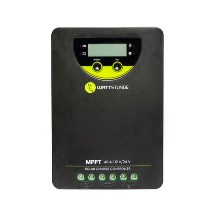 WATTSTUNDE 40A 90V MPPT Solar Laderegler WLR-BT 40.90 MPPT 12/24V
