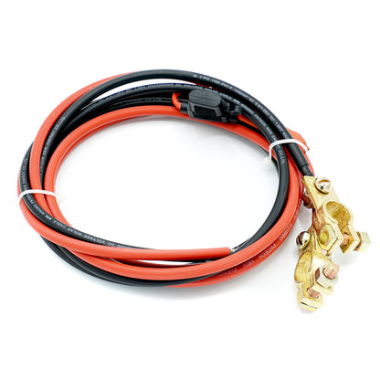 WATTSTUNDE 6mm² Batterieanschlußkabel BAKA30 mit 30A Sicherung und Polklemmen im Set