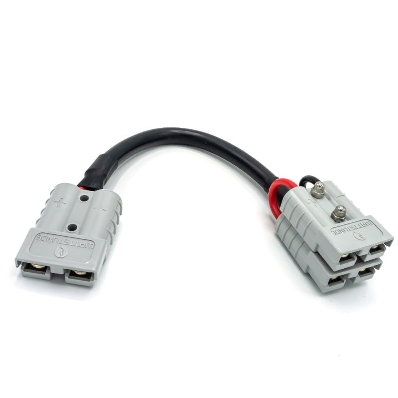 WATTSTUNDE Adapterkabel (2x) 4 mm² A50/2xA50 (Parallel) 20 cm schwarz