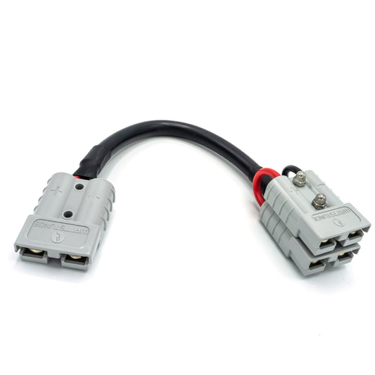 WATTSTUNDE Adapterkabel (2x) 4 mm² A50/2xA50 (Parallel) 20 cm schwarz