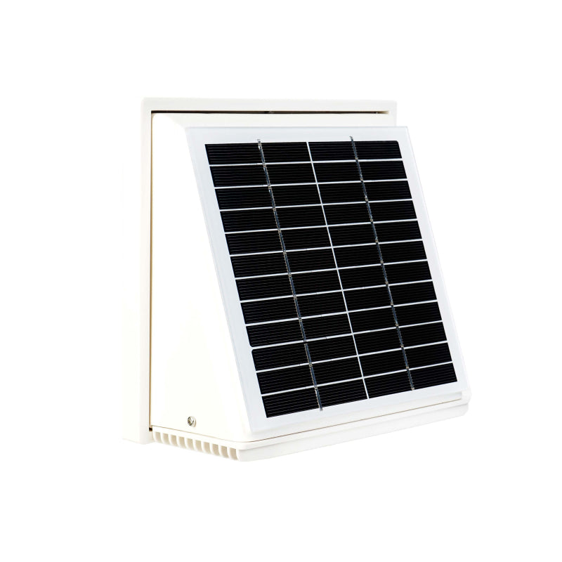 WATTSTUNDE AERO Solarlüfter eckig, schwarz