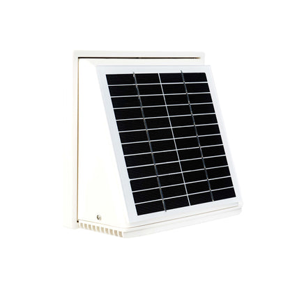 WATTSTUNDE AERO Solarlüfter eckig, schwarz