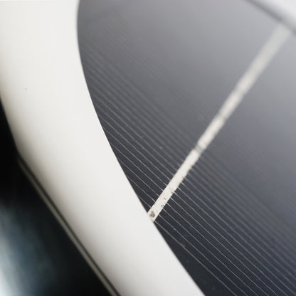 WATTSTUNDE AERO Solarlüfter eckig, schwarz