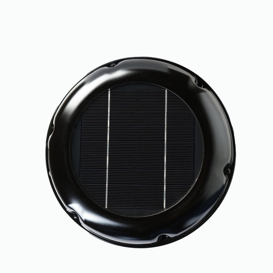 WATTSTUNDE AERO Solarlüfter eckig, schwarz