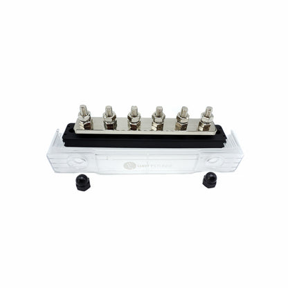 WATTSTUNDE Busbar 6xM8 150A / 70V schwarz