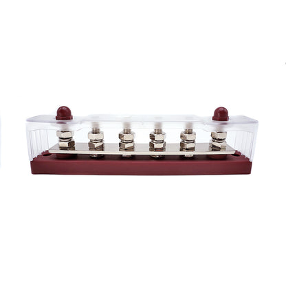 WATTSTUNDE Busbar 6xM8 150A / 70V rot