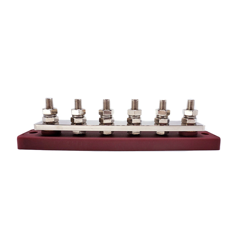 WATTSTUNDE Busbar 6xM8 300A / 70V rot
