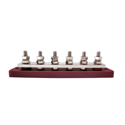 WATTSTUNDE Busbar 6xM8 300A / 70V rot
