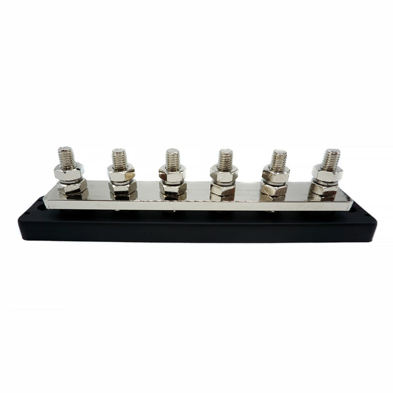 WATTSTUNDE Busbar 6xM8 450A / 70V schwarz