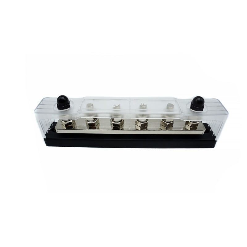 WATTSTUNDE Busbar 6xM8 450A / 70V schwarz