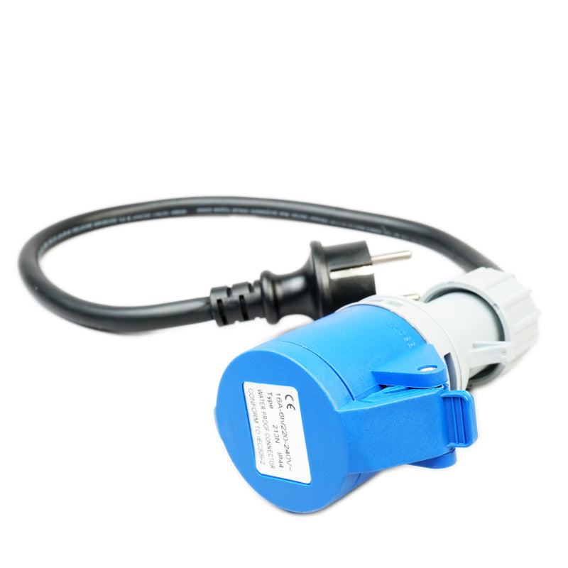 WATTSTUNDE CEE-Adapterkabel CEE weiblich/Schuko 50cm, 16A