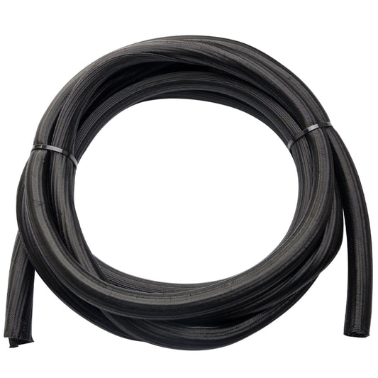 WATTSTUNDE Geflechtsschlauch offen 19mm schwarz 5 Meter