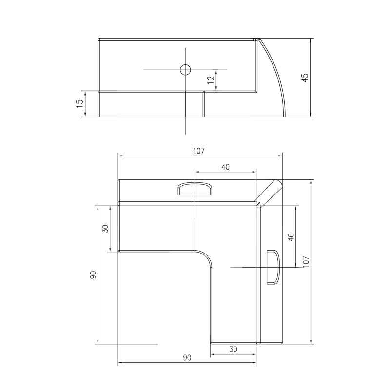 WATTSTUNDE MOUNT Solarmodul Halterung 67 cm weiß