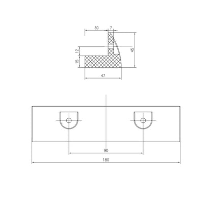 WATTSTUNDE MOUNT Solarmodul Halterung 67 cm weiß