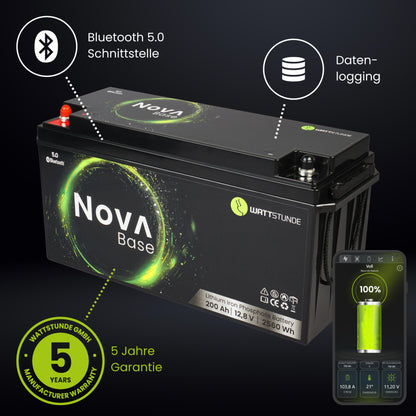 WATTSTUNDE NOVA Base 200Ah Batterie LiFePO4