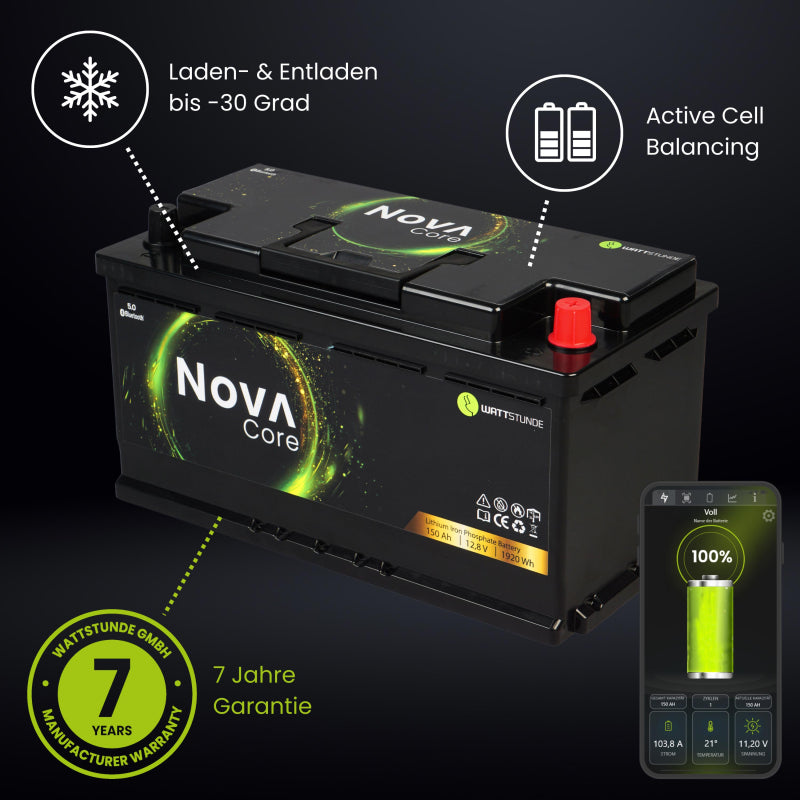 WATTSTUNDE NOVA Core 480Ah Batterie LiFePO4