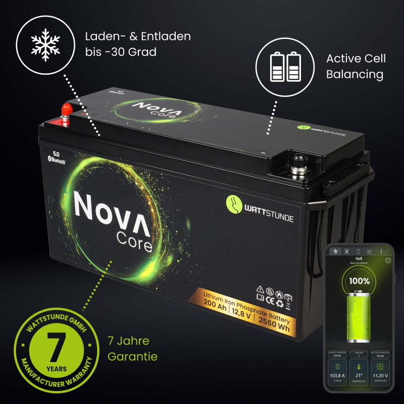 WATTSTUNDE NOVA Core 480Ah Batterie LiFePO4