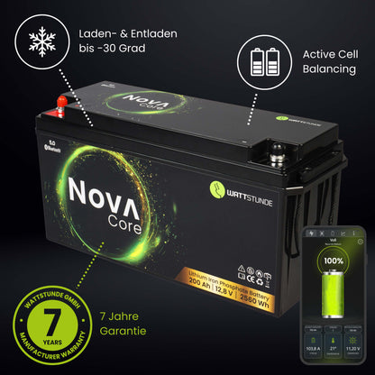 WATTSTUNDE NOVA Core 480Ah Batterie LiFePO4