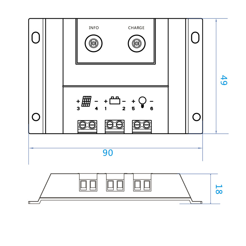 WATTSTUNDE PEKO 03 Solar Laderegler 3A