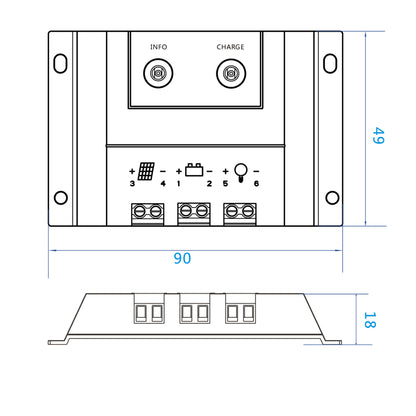 WATTSTUNDE PEKO 03 Solar Laderegler 3A