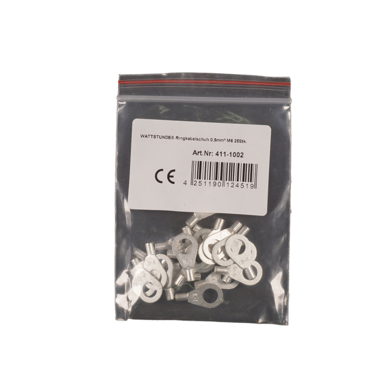 WATTSTUNDE Ringkabelschuh 25 Stk. 10 mm² M8