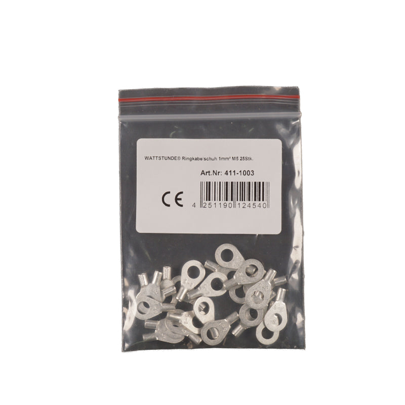 WATTSTUNDE Ringkabelschuh 25 Stk. 10 mm² M8