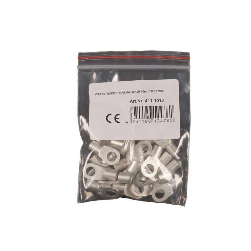 WATTSTUNDE Ringkabelschuh 25 Stk. 10 mm² M8