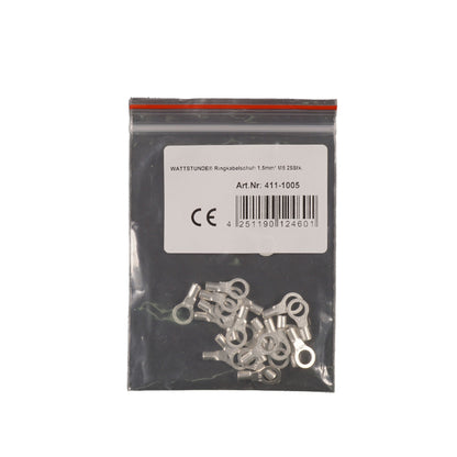 WATTSTUNDE Ringkabelschuh 25 Stk. 10 mm² M8