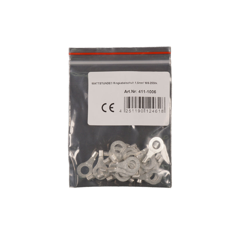 WATTSTUNDE Ringkabelschuh 25 Stk. 10 mm² M8