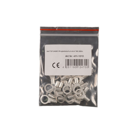 WATTSTUNDE Ringkabelschuh 25 Stk. 10 mm² M8