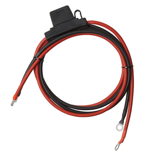 WATTSTUNDE Sicherungskabel (mit Sicherung 40 A) 2 x 10 mm² M8/Aderendhülse 1,5 m rot/schwarz