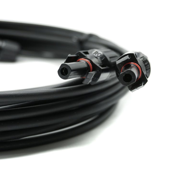 WATTSTUNDE Solarverlängerungskabel Typ-MC4/Typ-MC4 schwarz 2x6 mm² 5 m