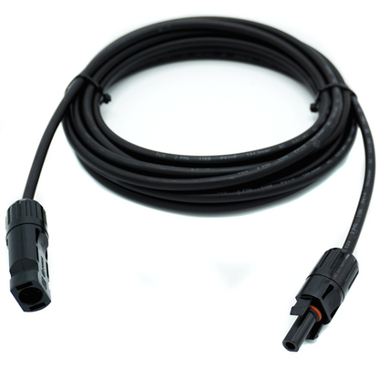 WATTSTUNDE Solarverlängerungskabel 2x4mm² Typ-MC4/Typ-MC4 5m schwarz
